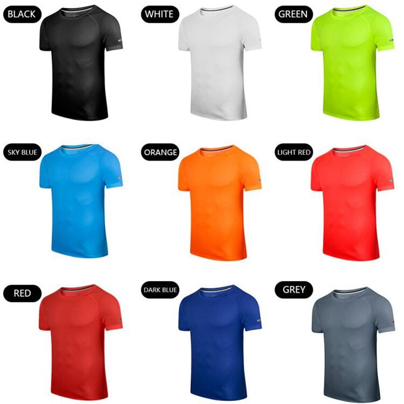 Breathable Short Sleeve Running Fitness T-shirt