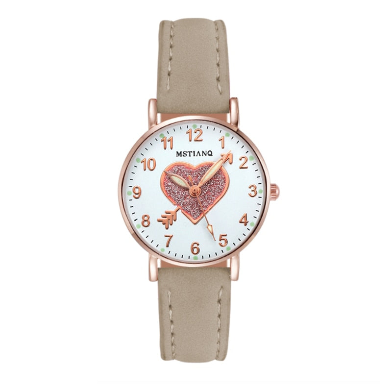 Exquisite Small Dial Quartz Clock Dress Wristwatch