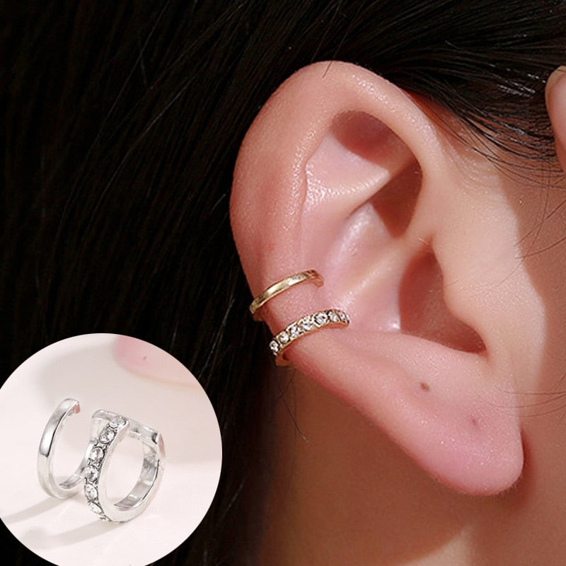 ZYZQ 1PC Metal No Pierced C Shape Ear Cuff