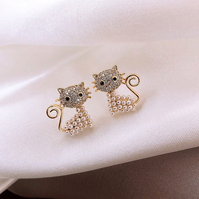 Cute Animal Stud Earrings For Women