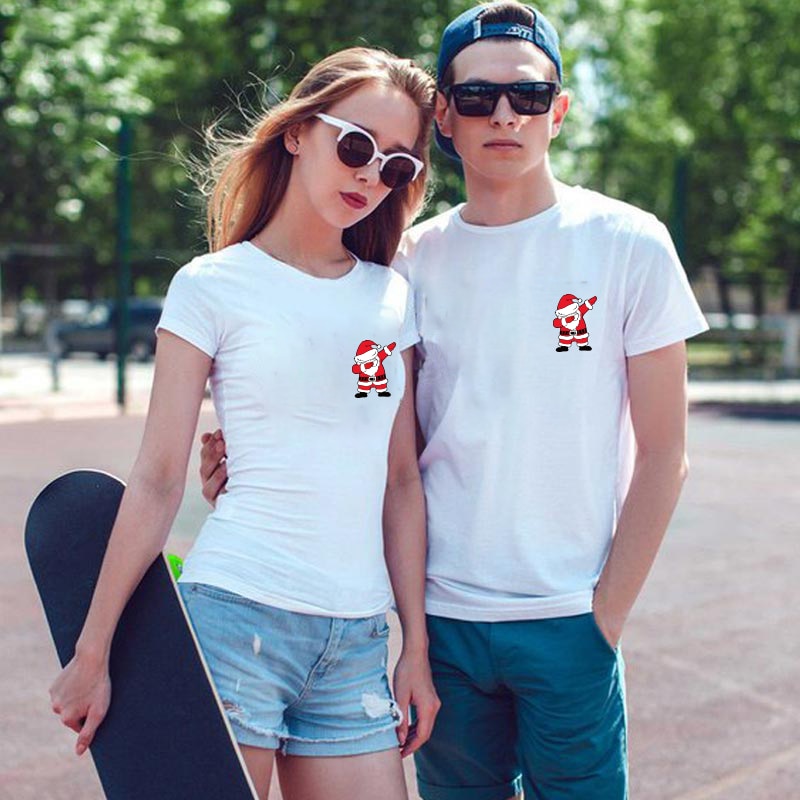 Couple T-shirt Summer Couple LOVE Printed Clothes Couple Tshirt