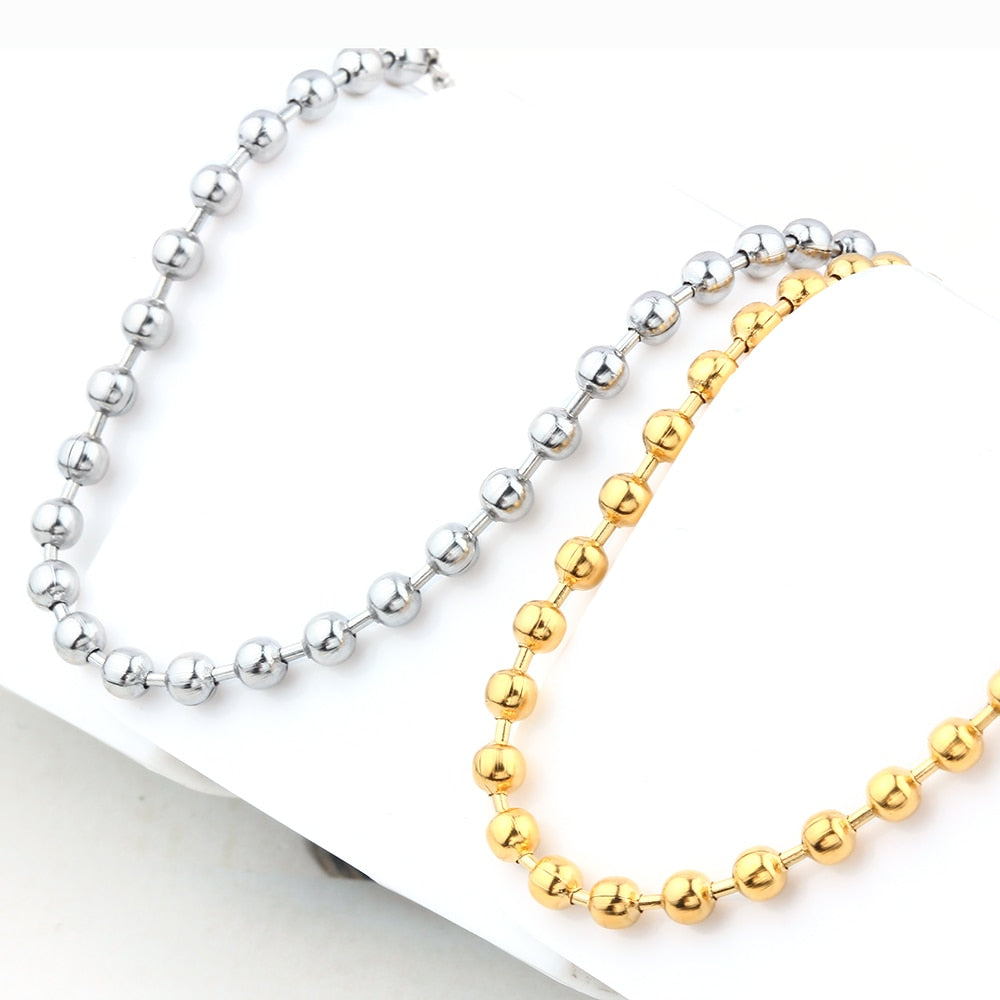 Stainless Steel Bead Bracelet