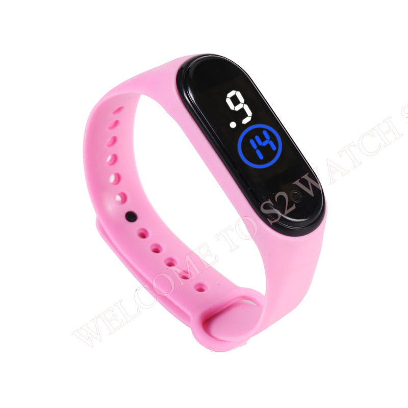 Candy Color Silicone Strap Watch LED Digital Watch Bracelet