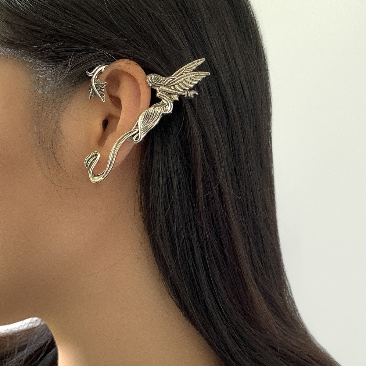 Punk Fairy Ear Cuff Earring Dark Elf Ear Clip No Piercing Earrings