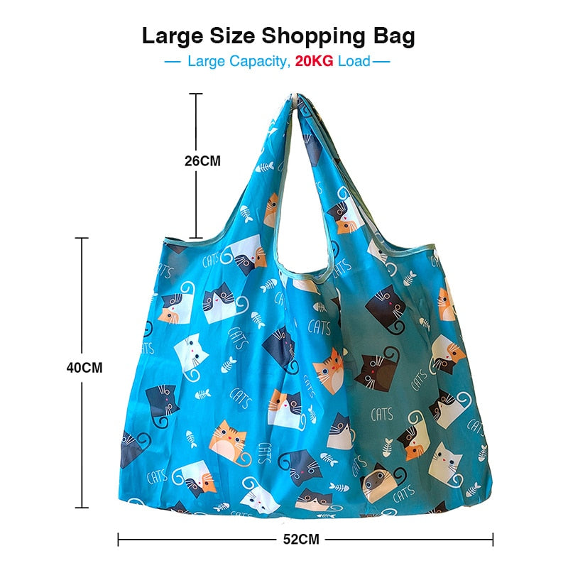 Reusable Foldable High Quality Large Size Tote Bag