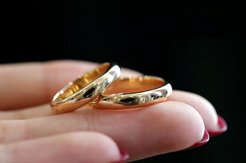 Never Fade 4mm Simple Stainless Steel Ring