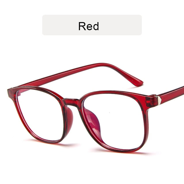 RMM Retro Anti-blue Light Transparent Clear Pink Plastic Frame