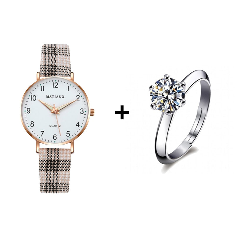 2022 New Watch Women Fashion Casual Leather Belt Watches