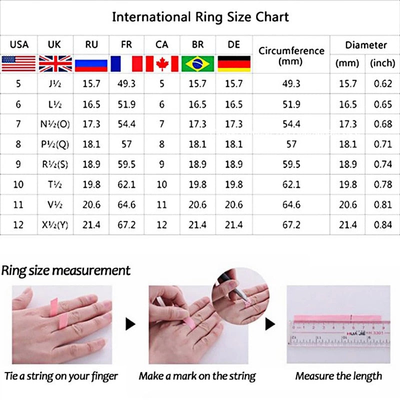 Chain Ring Stainless Steel Ring Set