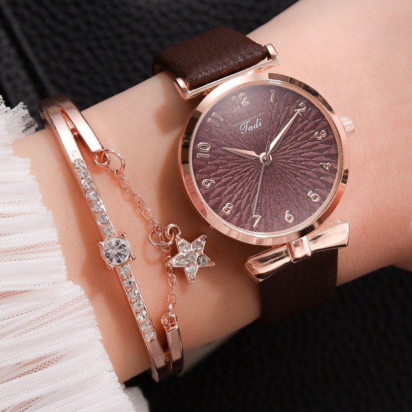 Luxury Women Bracelet Quartz Magnetic Watch