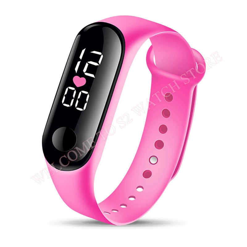 Candy Color Silicone Strap Watch LED Digital Watch Bracelet