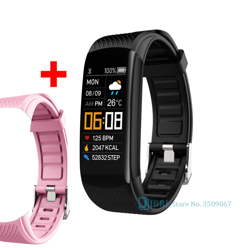 Fitness Tracker Android iOS Heart Rate Monitor Electronic Waterproof Smart Watch