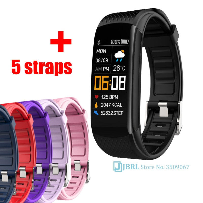 Fitness Tracker Android iOS Heart Rate Monitor Electronic Waterproof Smart Watch