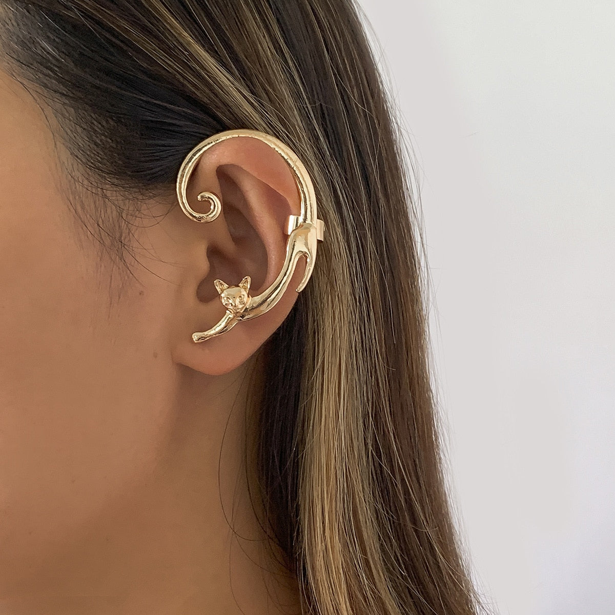 Punk Fairy Ear Cuff Earring Dark Elf Ear Clip No Piercing Earrings
