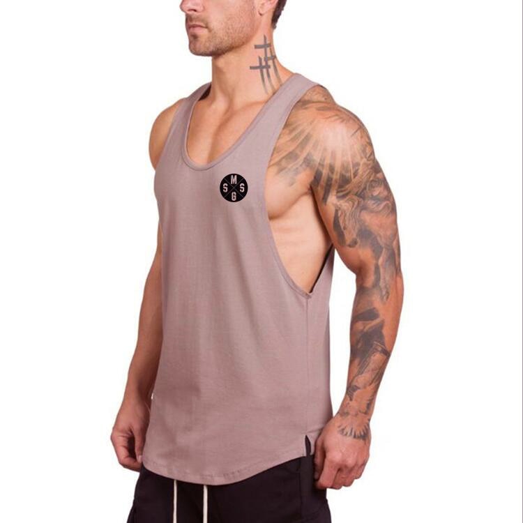Ccotton singlets canotte bodybuilding stringer tank top