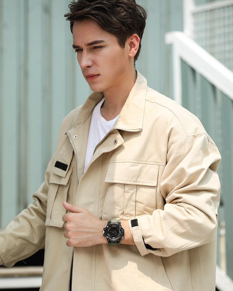 Military Water resistant SMAEL Army led Digital wrist Stopwatches