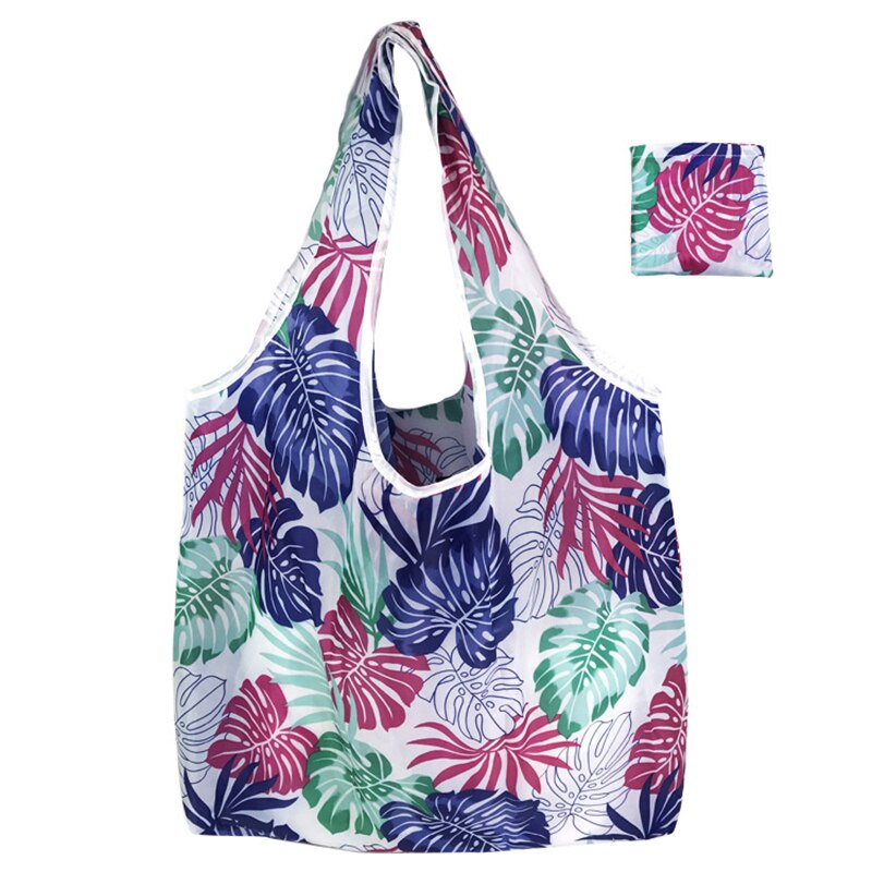 1 Piece Foldable Reusable Eco-friendly Waterproof Tote Bag