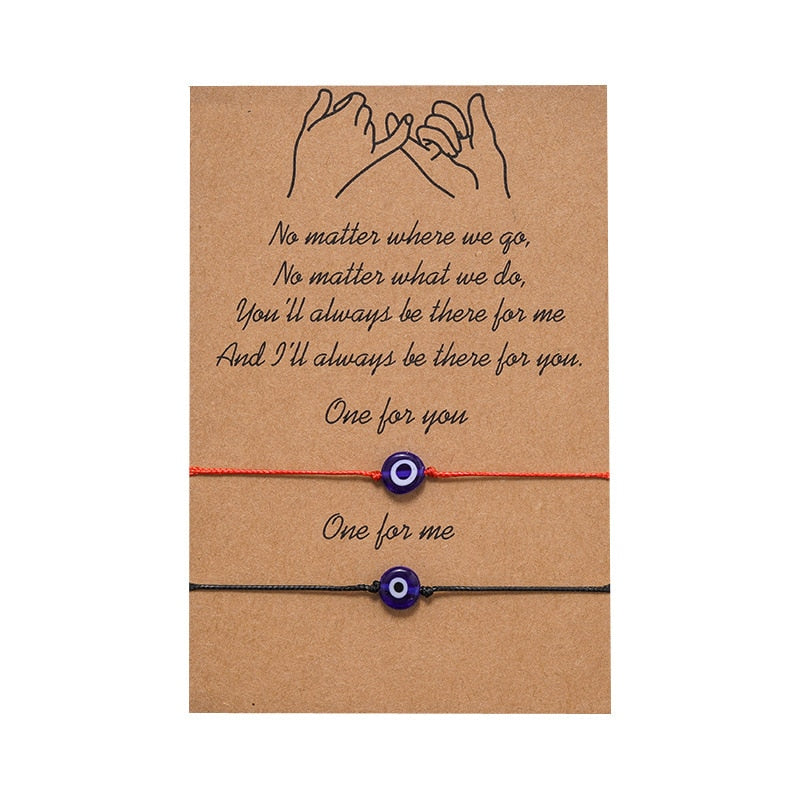 2pcs/set Charm Couple Friendship Bracelet