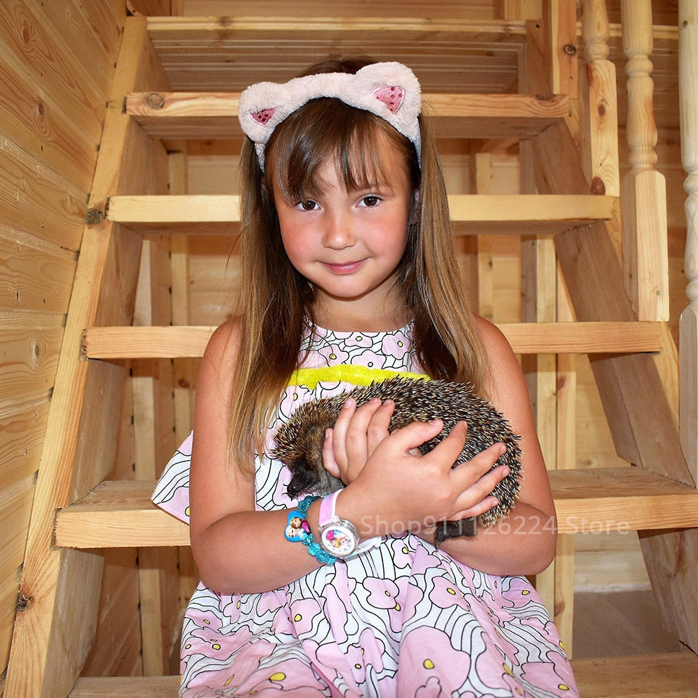 Silicone Strap Princess Elsa Children Watch