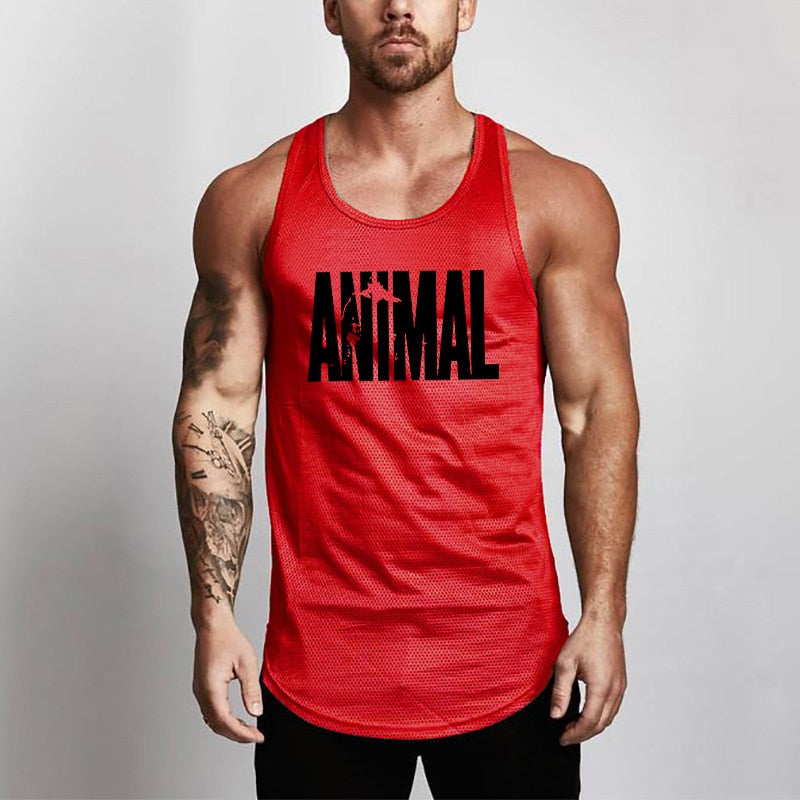 Summer Brand Fitness Tank Top Men Bodybuilding