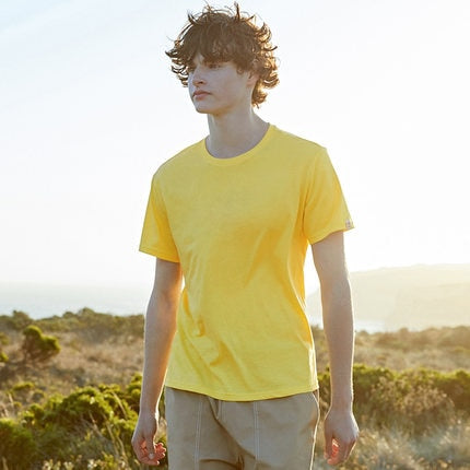 SEMIR Simple O neck stretch solid new top