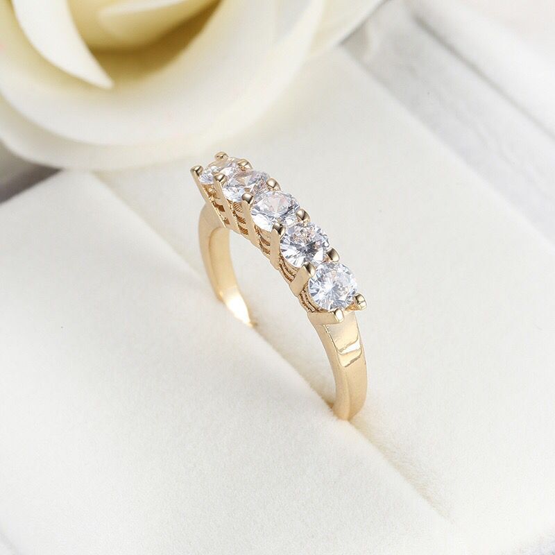 MxGxFam Small CZ Rings For Women