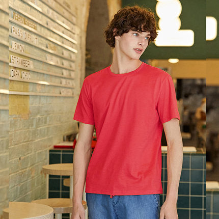 SEMIR Simple O neck stretch solid new top