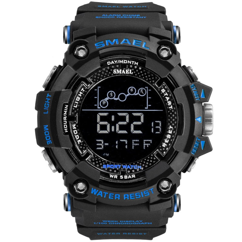 Military Water resistant SMAEL Army led Digital wrist Stopwatches