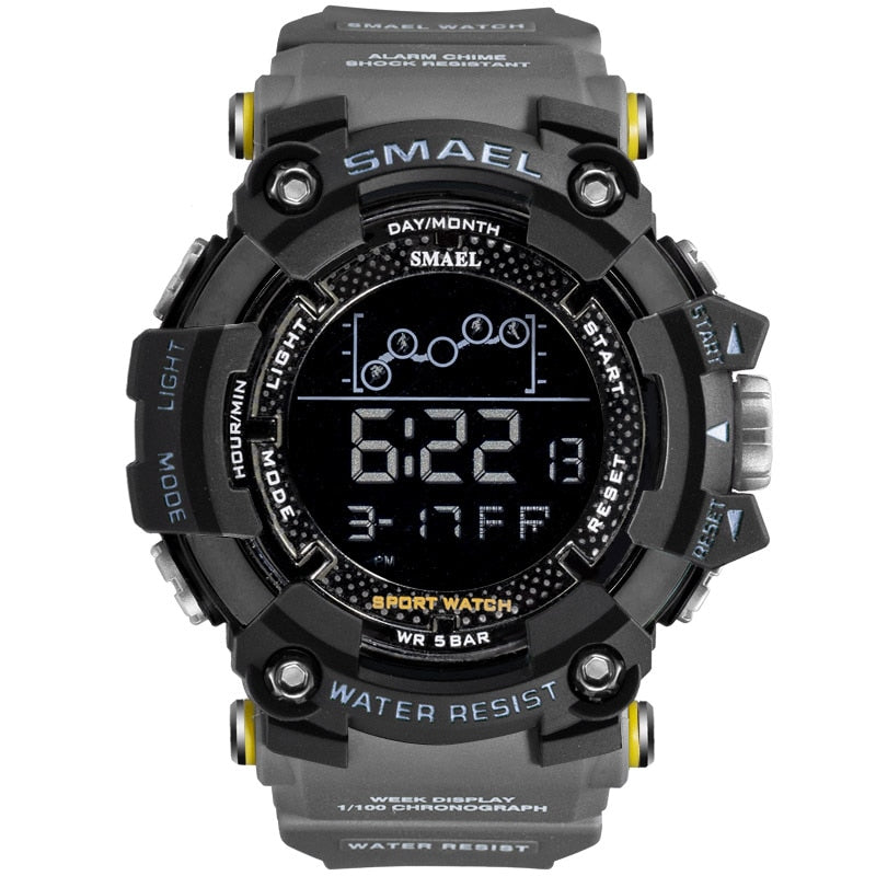 Military Water resistant SMAEL Army led Digital wrist Stopwatches
