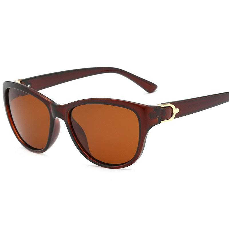 Luxury Cat Eye Polarized Sunglasses Men Women