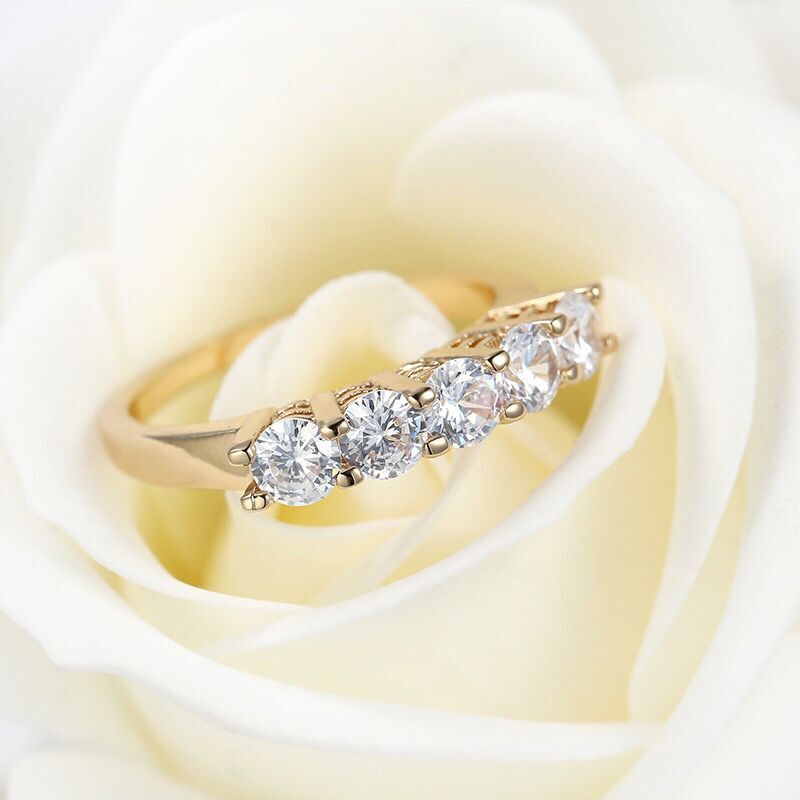 MxGxFam Small CZ Rings For Women