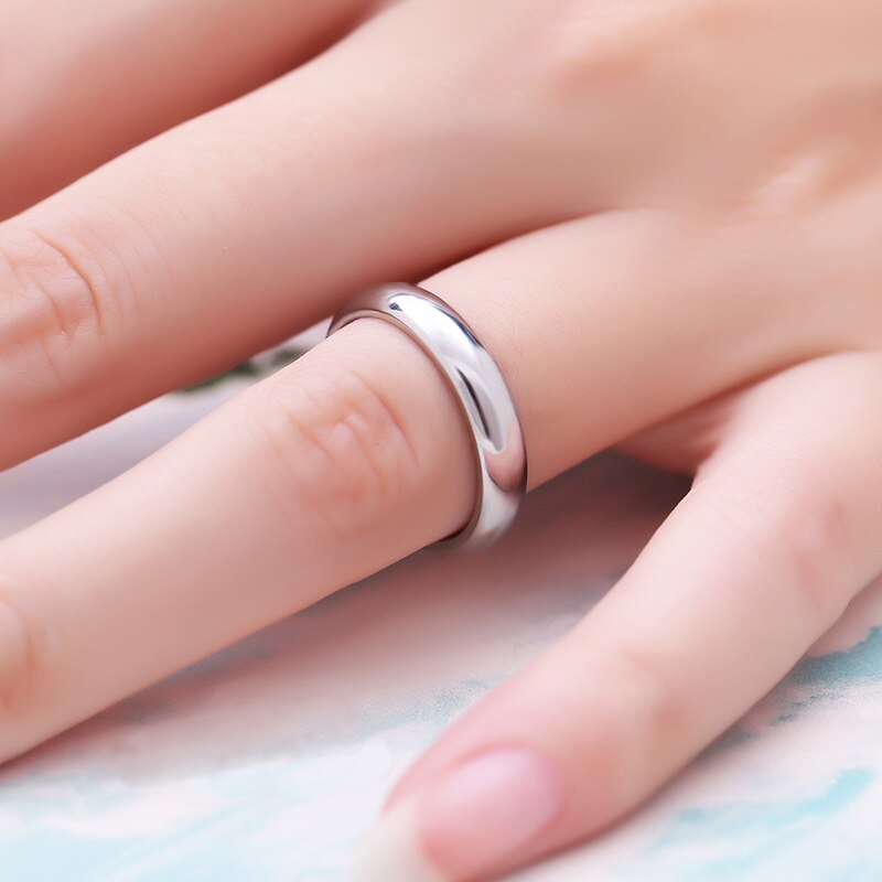 KNOCK High quality Simple Round Men Ring