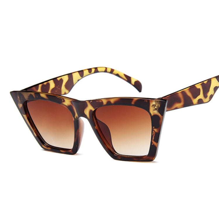 Fashion Square Designer Luxury Man/Woman Cat Eye Sun Glasse