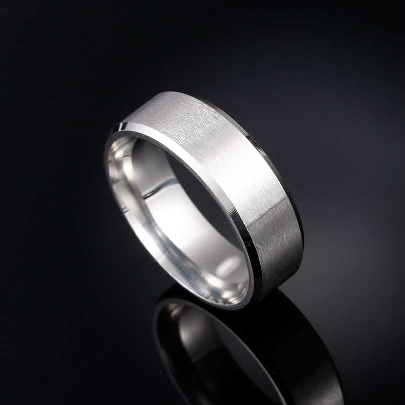 Fashion Charm Jewelry ring men stainless steel Black Ring