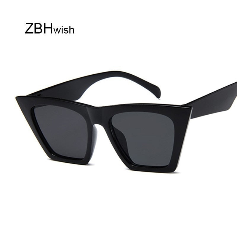 Fashion Square Designer Luxury Man/Woman Cat Eye Sun Glasse