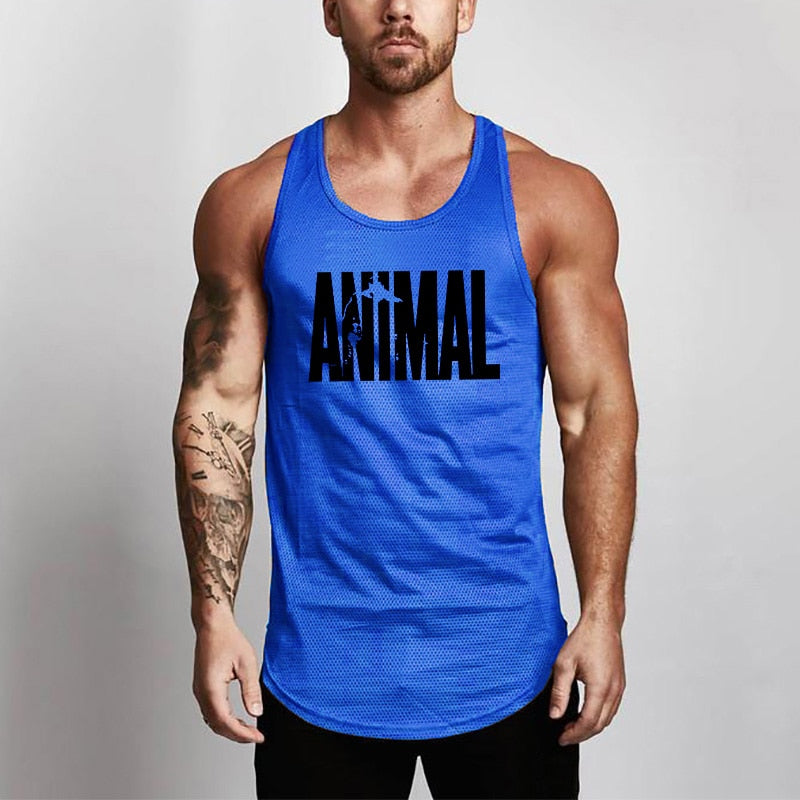 Summer Brand Fitness Tank Top Men Bodybuilding