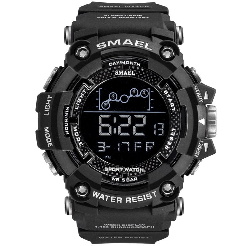 Military Water resistant SMAEL Army led Digital wrist Stopwatches
