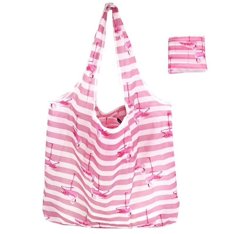 1 Piece Foldable Reusable Eco-friendly Waterproof Tote Bag