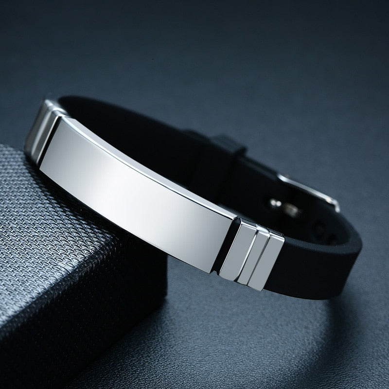 Personalize Engrave Service Stainless Steel ID Tag Unisex