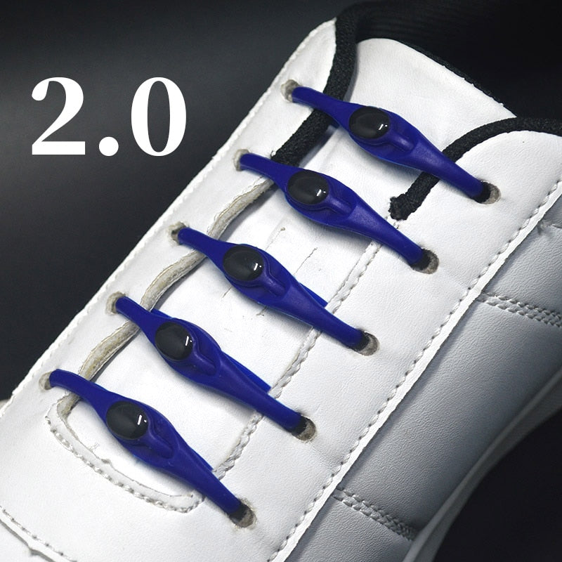 16pcs Silicone Shoelaces Round Elastic Shoe Laces - Jeglowstore