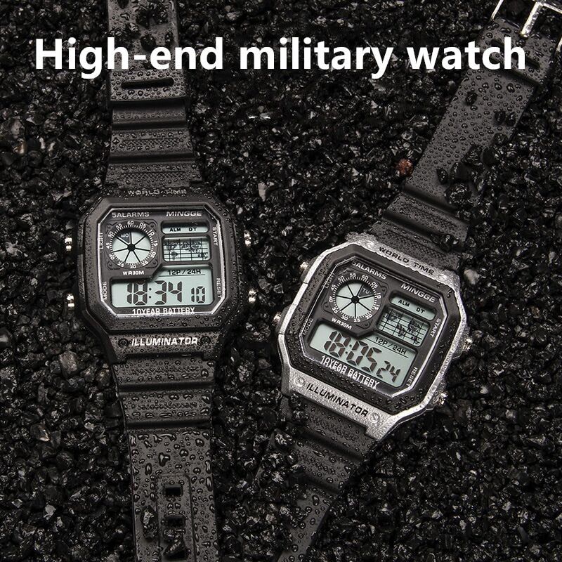 Military Luminous Chronograph Waterproof Digital Watch