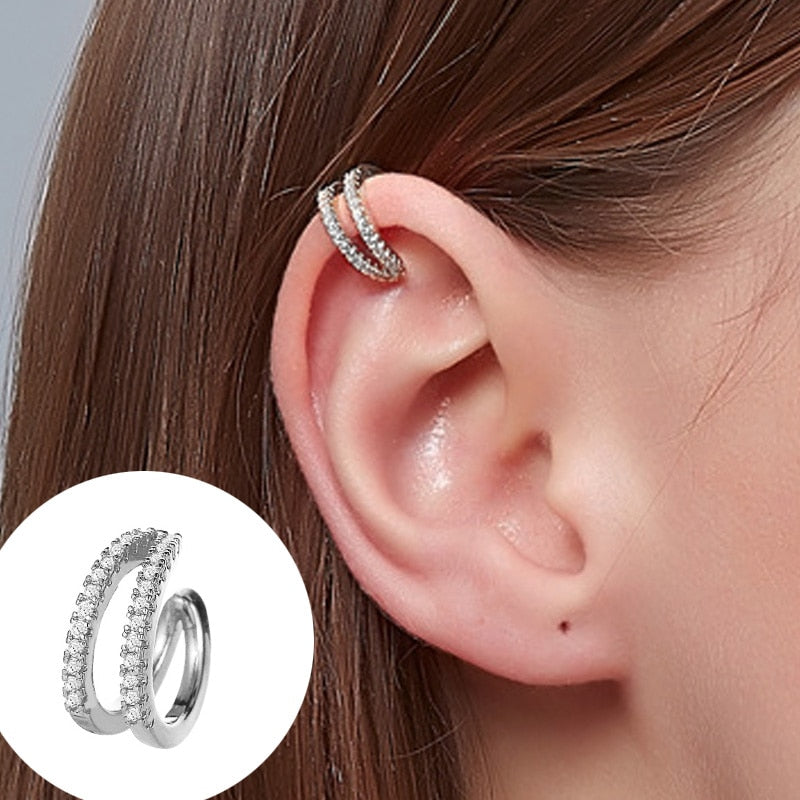 ZYZQ 1PC Metal No Pierced C Shape Ear Cuff