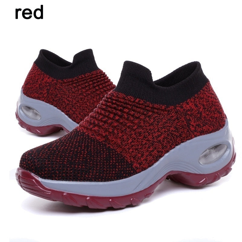 Running Breathable Mesh Comfortable Air Cushion Sneaker Lightweight
