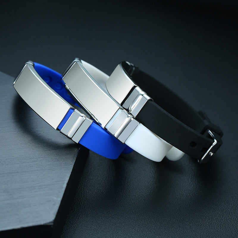 Personalize Engrave Service Stainless Steel ID Tag Unisex