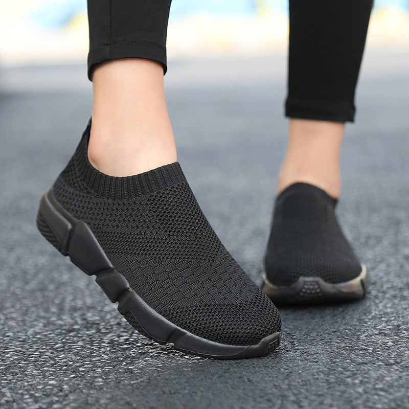 Women Shoes Knitting Sock Sneakers