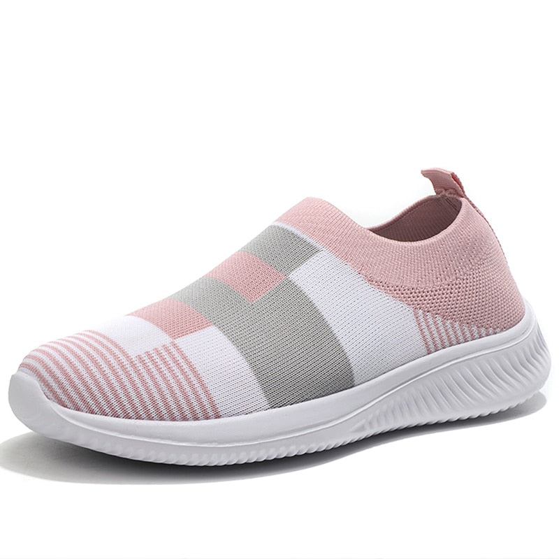 Women Shoes Vulcanized Zapatillas Mujer Knitted Sneakers - Jeglowstore