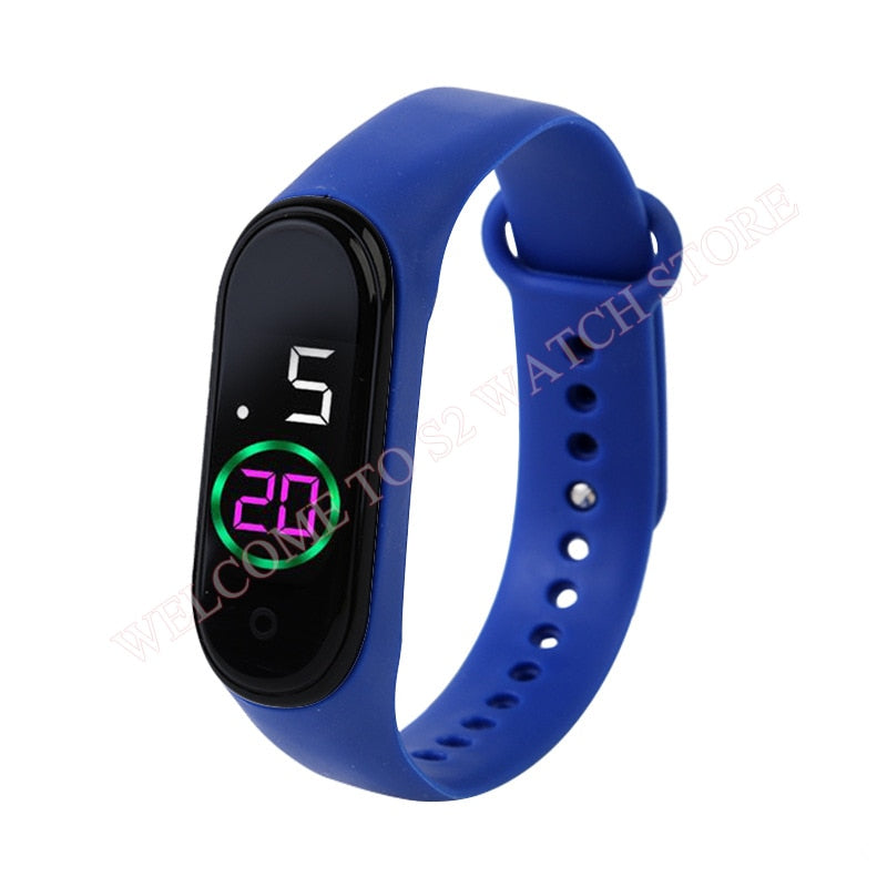 Candy Color Silicone Strap Watch LED Digital Watch Bracelet