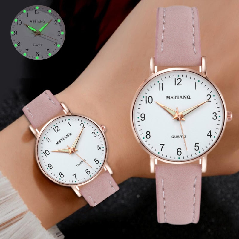 2022 New Watch Women Fashion Casual Leather Belt Watches