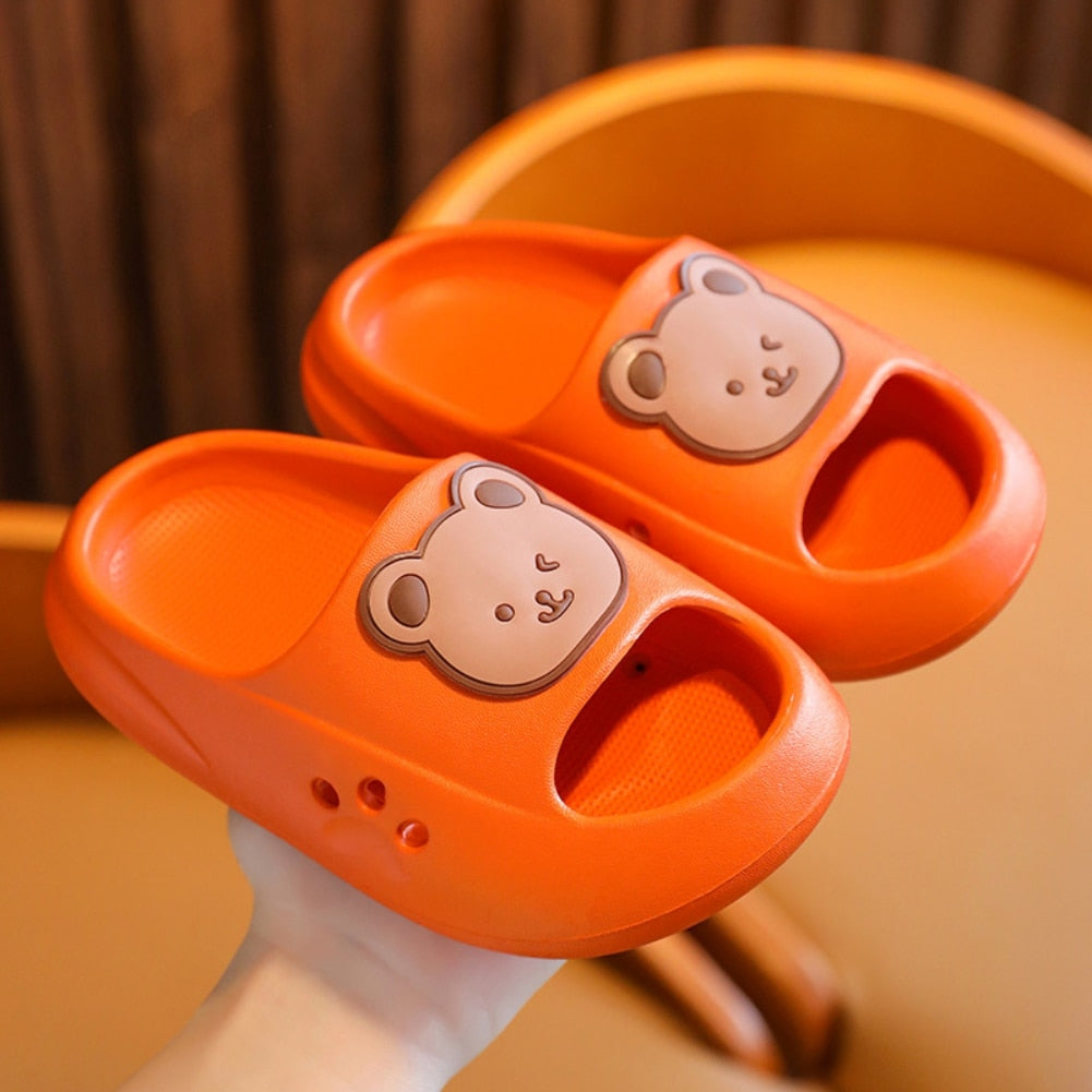 Beach Thick Flip Flops EVA Soft Slippers For Boys Girls