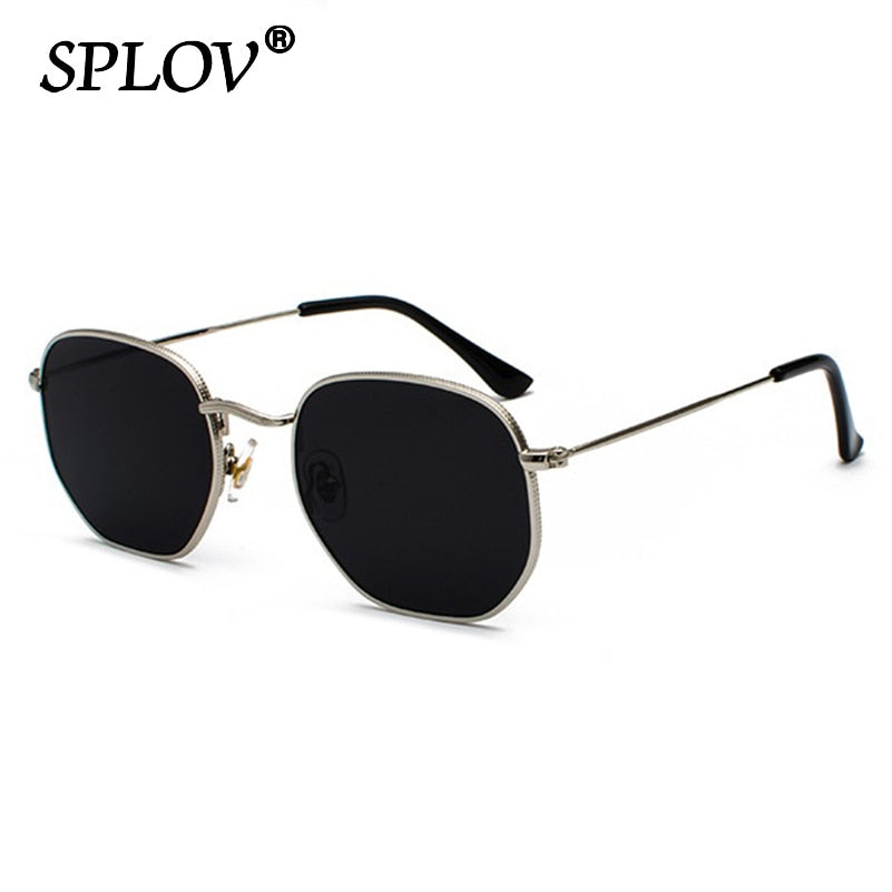 Men Women Sunglasses Square Polygon Sun Glasses Clasic Brand